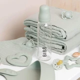 Пляшечка Bibs Baby Glass Bottle, скляна з гумовою соскою з повільним потоком, Шавлія, від народження, 225 мл