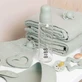 Bibs Baby Glass Bottle, стеклянная бутылочка с резиновой соской с медленным потоком, Sage, с рождения, 225 мл