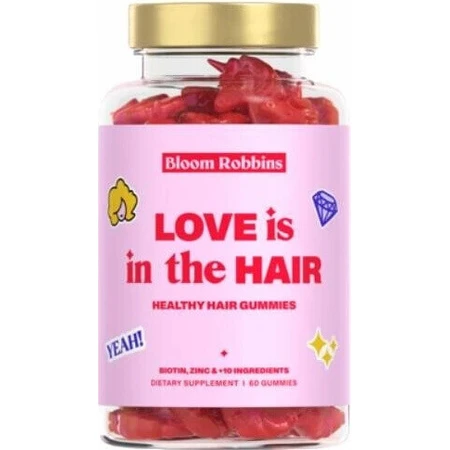 LOVE is in the HAIR - Жувальні гумки для здорового волосся 1×60 шт, харчова добавка: ціни та характеристики