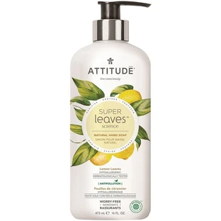 Мило для рук Attitude Super Leaves з детоксикаційним ефектом, листя цитрусових 473 мл