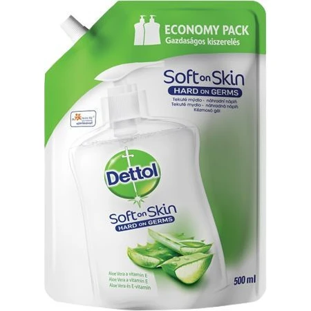 Dettol Рідке мило з алое вера та вітаміном Е 500 мл: ціни та характеристики