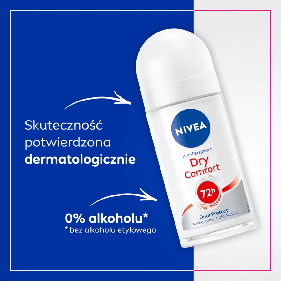 Nivea Dry Comfort, Антиперспірант роликовий, 50 мл: ціни та характеристики