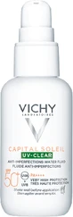 Vichy Capital Soleil UV-Clear Захисний флюїд проти недосконалостей шкіри SPF50+, 40 мл