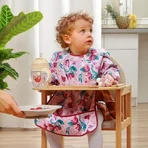 BabyOno Нагрудник з довгим рукавом з квітковим принтом, 35 x 52 см, 2-4 роки: ціни та характеристики