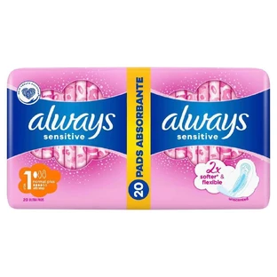 Прокладки Always Ultra Sensitive Normal Plus 1, 4 краплі, 20 шт
