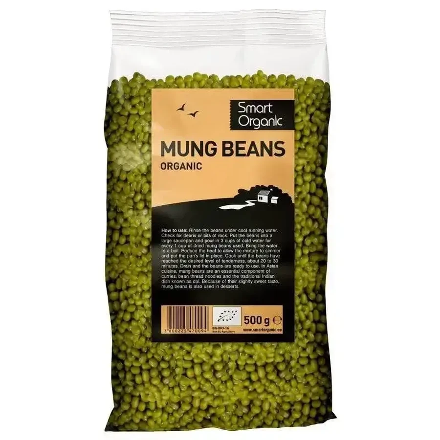 Квасоля мунг еко, 500 г, Dragon Superfoods: ціни та характеристики