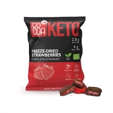 Organic Keto Keto Клубника в темном шоколаде, 40 г, какао