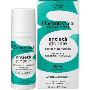 Erboristica Global Anti-Age Дневной крем с гиалуроновой кислотой и UVA-UVB защитой 50 мл