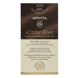 Фарба для волосся My Colour Еліксир русявий інтенсивно пісочний 7.77, 155 мл, Apivita