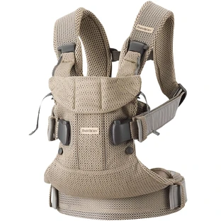 Рюкзак-переноска One Air 3D Mesh, 0-3 роки, сіро-бежевий, BabyBjorn