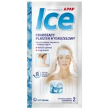 Пластырь Apap Ice, гидрогелевый, охлаждающий и обезболивающий, 2 шт.