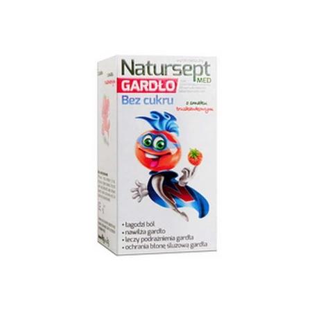 Natursept Med Gardo леденцы без сахара, со вкусом клубники, 6 штук: цены и характеристики