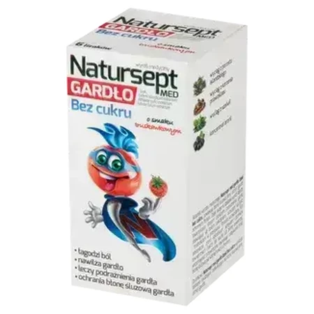Natursept Med Gardo леденцы без сахара, со вкусом клубники, 6 штук: цены и характеристики