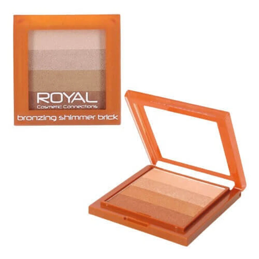 Пудра бронзуюча, Royal, Bronzing Shimmer Brick, 9 г: ціни та характеристики