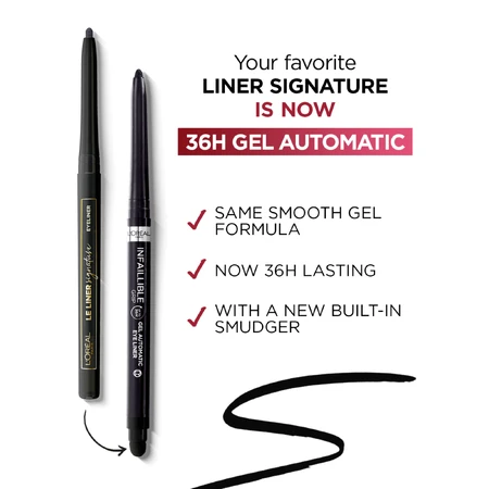 L'Oréal Paris Infaillible Grip 36h Gel Automatic Liner темно-синій олівець для очей, 5 г: ціни та характеристики