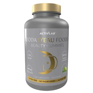 AcivLab Doda D'Eau Foods BeautyGummies, лосі, лимонно-лаймовий смак, 60 шт.
