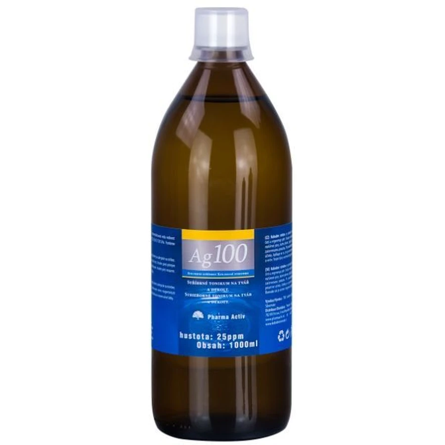 Фарма Актив Коллоидное серебро Ag100 25ppm 1000 мл: цены и характеристики