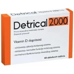 Detrical 2000 Вітамін D 1×60 таблеток, харчова добавка: ціни та характеристики