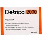 Detrical 2000 Вітамін D 1×60 таблеток, харчова добавка: ціни та характеристики