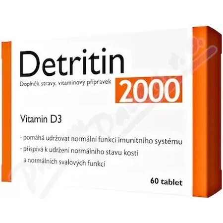 Detrical 2000 Вітамін D 1×60 таблеток, харчова добавка: ціни та характеристики