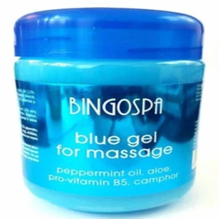 Блакитний масажний гель, 500 г, Bingo SPA