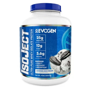 Протеиновый порошок IsoJect со вкусом печенья и сливок, 1,81 кг, Evogen