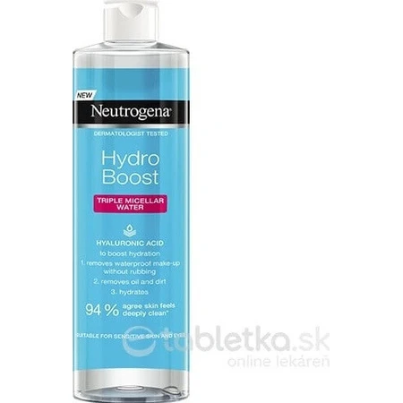 NEUTROGENA® Hydro Boost Micellar Water 3в1 1х400мл, міцелярна вода: ціни та характеристики