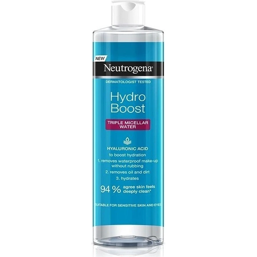 NEUTROGENA® Hydro Boost Micellar Water 3в1 1х400мл, міцелярна вода: ціни та характеристики