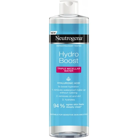 NEUTROGENA® Hydro Boost Micellar Water 3в1 1х400мл, міцелярна вода: ціни та характеристики