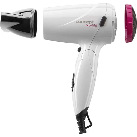 Фен Concept Sui VV5740 Beautiful 1500 Вт білий + ручний Concept Sui VV5740 Beautiful: ціни та характеристики