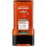 L'Oréal Paris Men Expert Barber Club Гель для душа для тела, волос, бороды и подбородка, 300 мл
