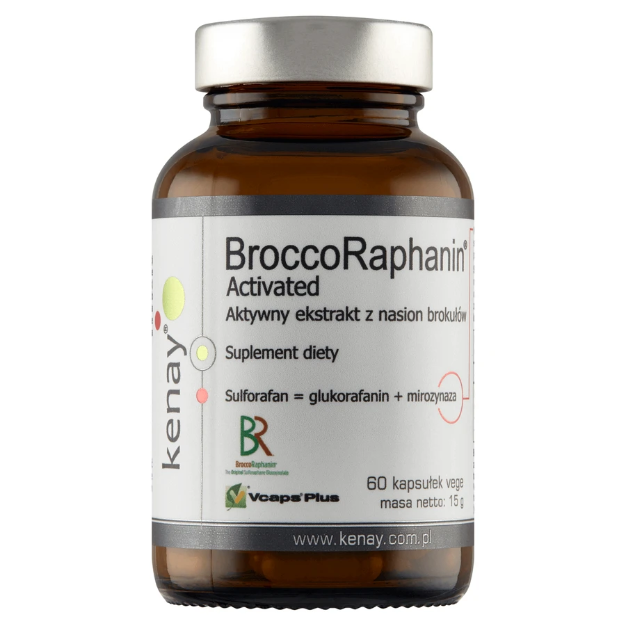 Kenay BroccoRaphanin Activated, 60 вегетаріанських капсул: ціни та характеристики