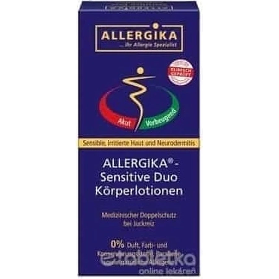 Набір ALLERGIKA SENSITIVE DUO 1×1, (Lipolotio Sensitive 200 мл + Hydrolotio Sensitive 200 мл): ціни та характеристики