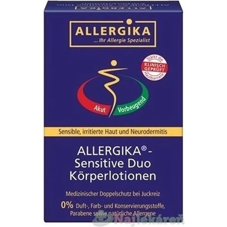 Набір ALLERGIKA SENSITIVE DUO 1×1, (Lipolotio Sensitive 200 мл + Hydrolotio Sensitive 200 мл): ціни та характеристики
