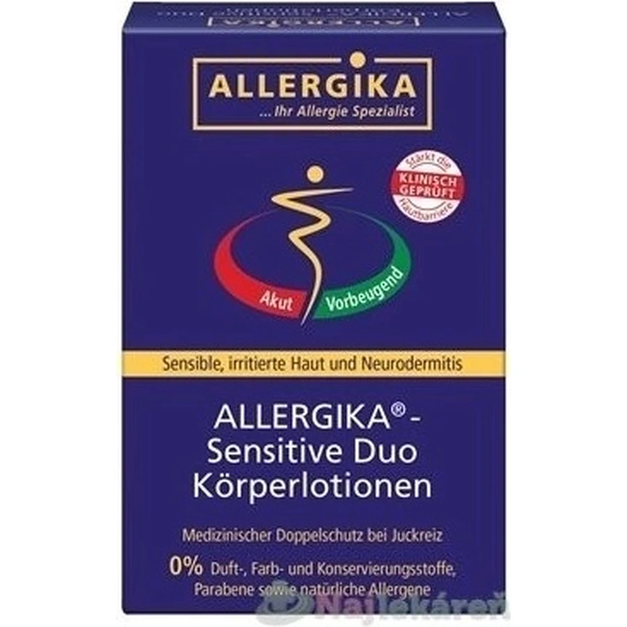 Набір ALLERGIKA SENSITIVE DUO 1×1, (Lipolotio Sensitive 200 мл + Hydrolotio Sensitive 200 мл): ціни та характеристики