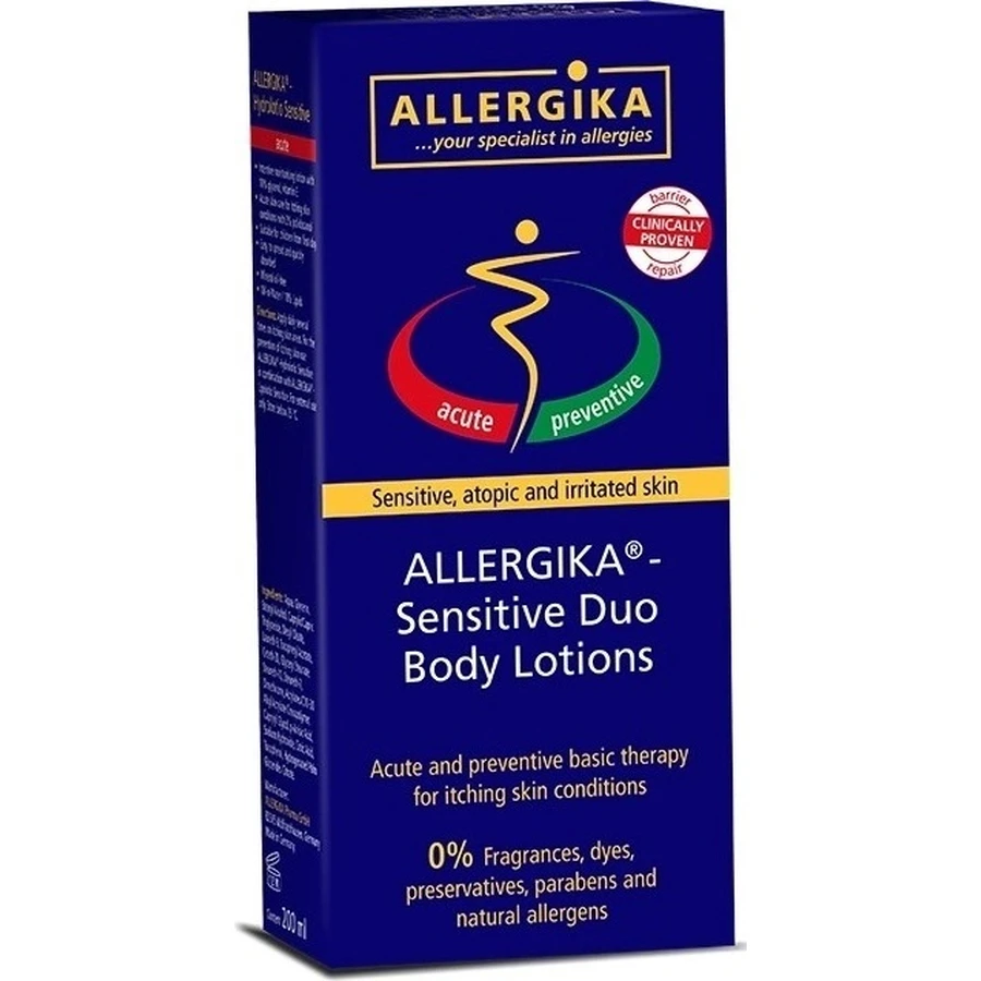 Набір ALLERGIKA SENSITIVE DUO 1×1, (Lipolotio Sensitive 200 мл + Hydrolotio Sensitive 200 мл): ціни та характеристики