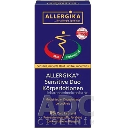Набір ALLERGIKA SENSITIVE DUO 1×1, (Lipolotio Sensitive 200 мл + Hydrolotio Sensitive 200 мл): ціни та характеристики