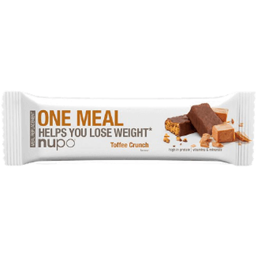 Nupo One Meal Bar - Хрустка карамель 60 г: ціни та характеристики