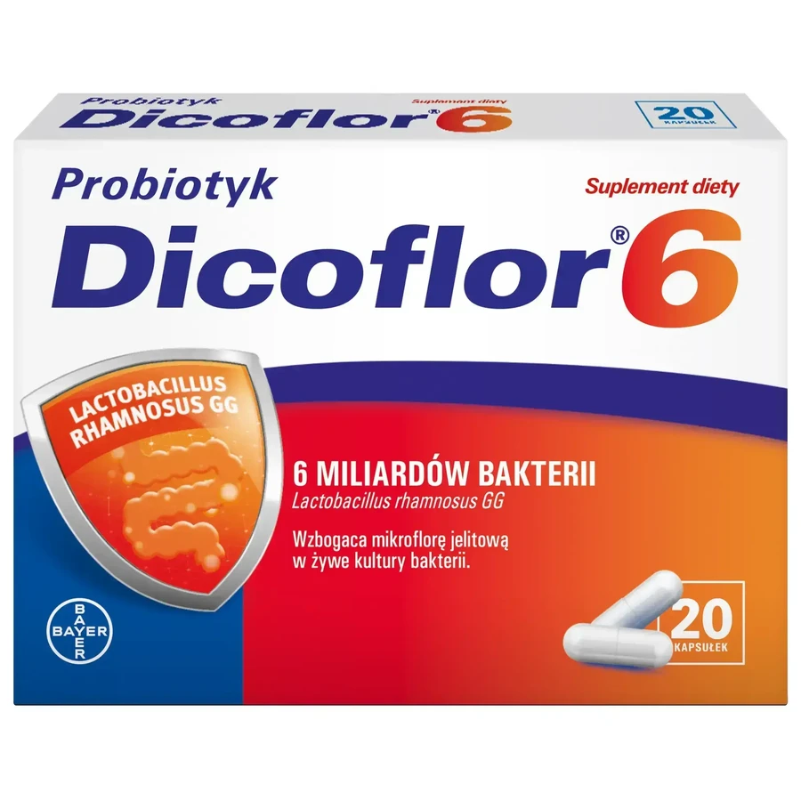 Дикофлор 6, 20 капсул: ціни та характеристики