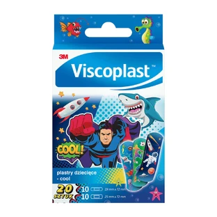 Віскопласт, Пластир дитячий, прохолодний, 20 шт.