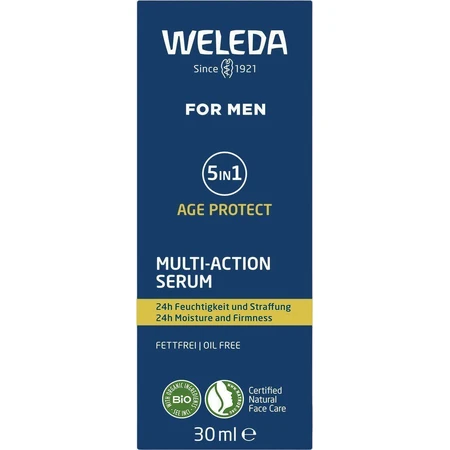 Багатофункціональна сироватка для шкіри Weleda For Men 5в1 30 мл: ціни та характеристики
