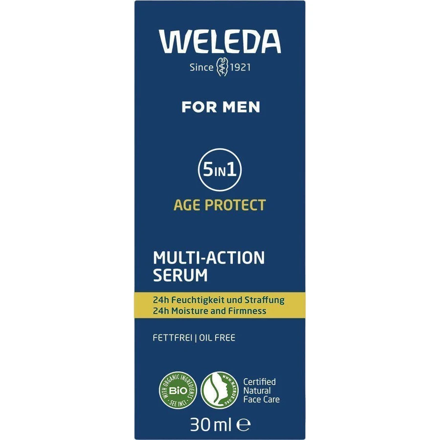 Багатофункціональна сироватка для шкіри Weleda For Men 5в1 30 мл: ціни та характеристики