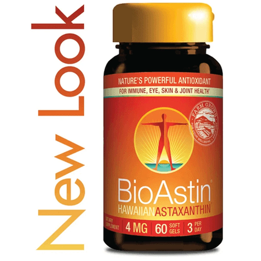 BioAstin Астаксантин 4 мг (60 капсул): цены и характеристики