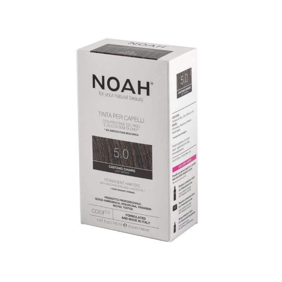 Краска для волос Noah Light Satin 5.0 натуральная, светлый шатен, 140 мл: цены и характеристики