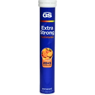 GS Extra Strong Мультивитамины оранжевые 20+5 таблеток для мытья