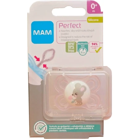 MAM Пустушка Perfect 0m+, ручна/молочна: ціни та характеристики