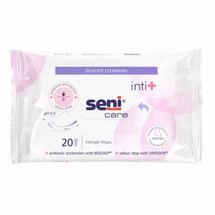 Seni Care салфетки для интимной гигиены Inti+ 20 шт