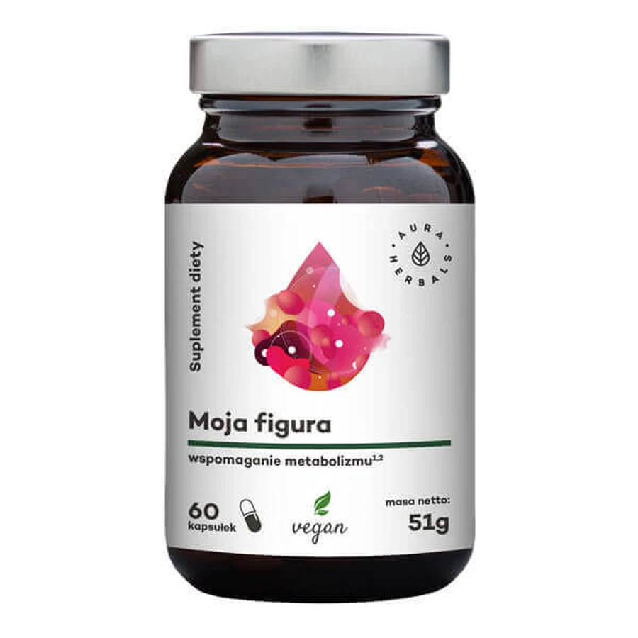 Aura Herbals Моя фігура, підтримка метаболізму, 60 капсул: ціни та характеристики