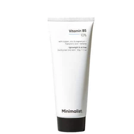 Крем для обличчя Minimalist з 10% вітаміном В5, зволожувальний, 50 г: ціни та характеристики
