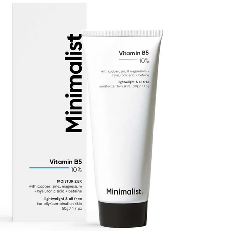 Крем для обличчя Minimalist з 10% вітаміном В5, зволожувальний, 50 г: ціни та характеристики